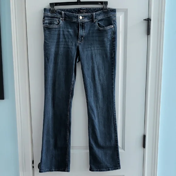 White House Black Market Blue Boot Cut Jeans - Picture 1 of 7